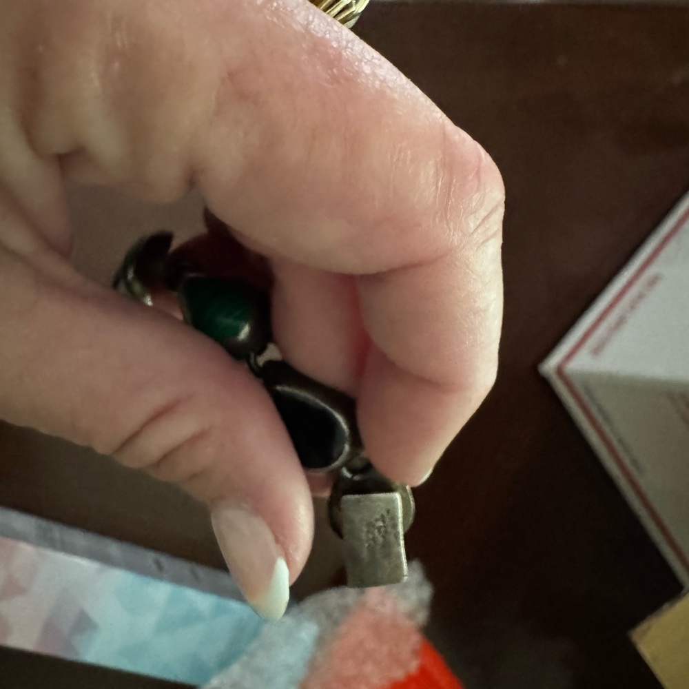 Taxco Multi-Stone Sterling Silver Bracelet - Picture 8 of 11